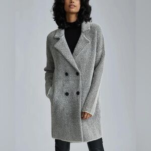 Women's Super Soft Patterned Eyelash Sweater Coat